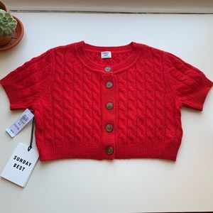 Aritizia Sunday Best Cropped Cardigan